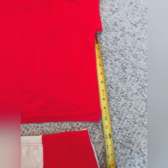 NWT Lightning McQueen For Girls (Size 7) Sleeveless Hoodie and Shorts Set - Picture 8 of 14